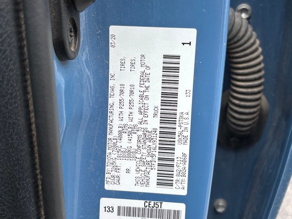 2020 Toyota Tundra SR5