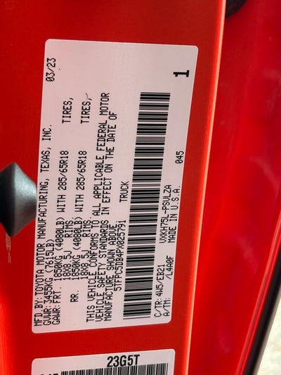 2023 Toyota Tundra Hybrid TRD Pro