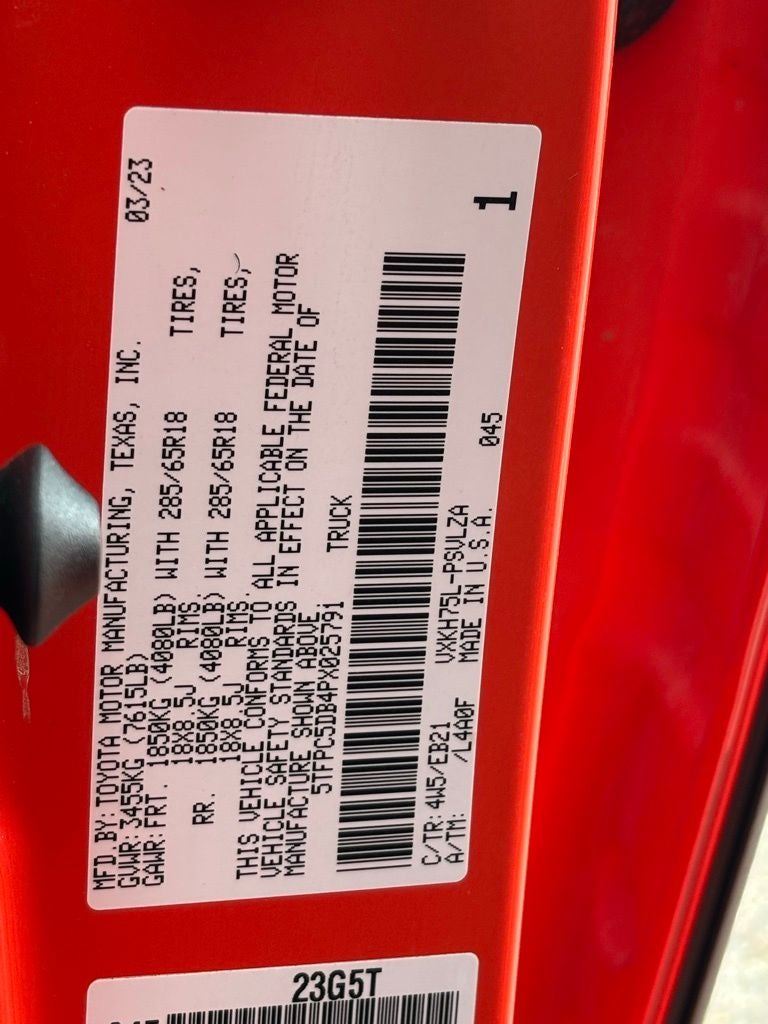 2023 Toyota Tundra Hybrid TRD Pro