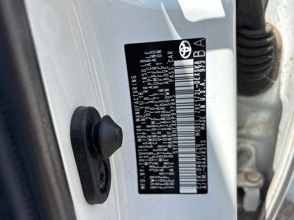 2019 Toyota Corolla SE
