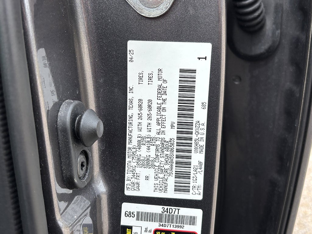 2025 Toyota Sequoia Platinum