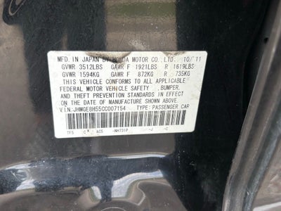 2012 Honda Fit Sport