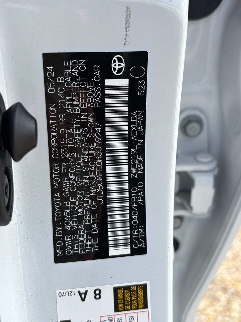 2024 Toyota Corolla Hybrid LE