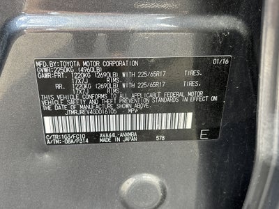 2016 Toyota RAV4 Hybrid XLE