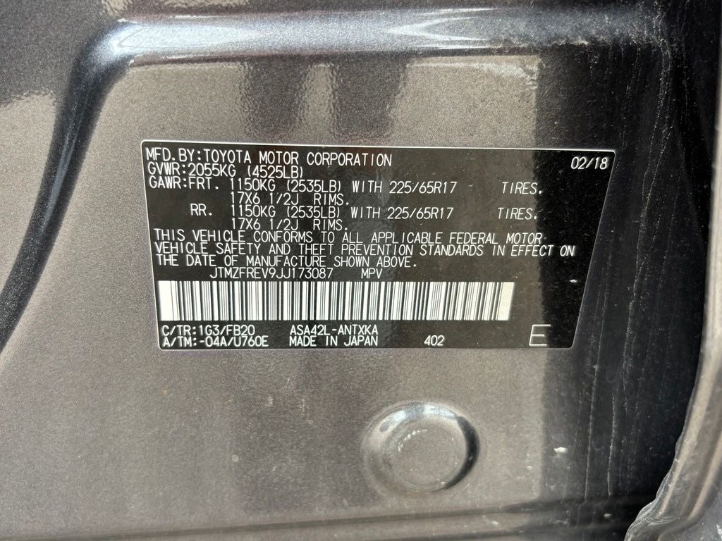 2018 Toyota RAV4 LE