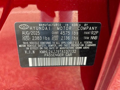 2026 Hyundai Sonata Hybrid Blue
