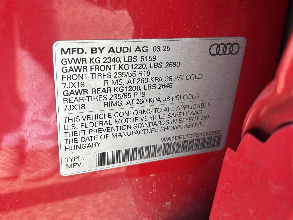 2025 Audi Q3 quattro S line Premium 45 TFSI