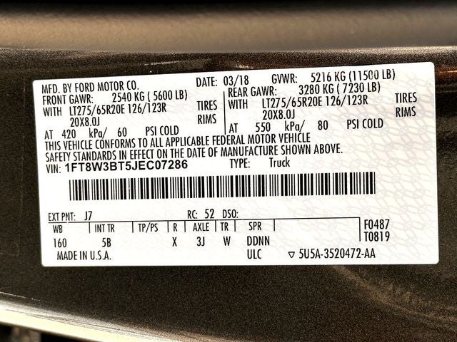 2018 Ford F-350SD Lariat