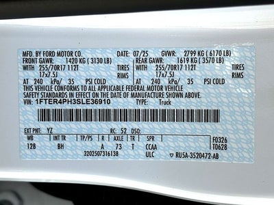 2025 Ford Ranger XL