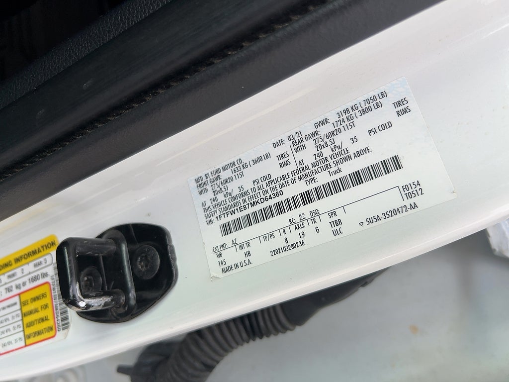 2021 Ford F-150 Lariat