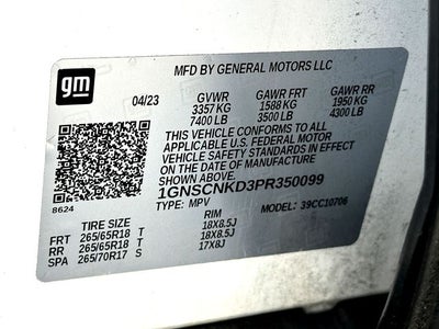 2023 Chevrolet Tahoe LT
