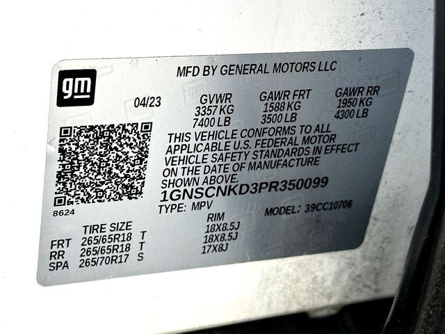 2023 Chevrolet Tahoe LT