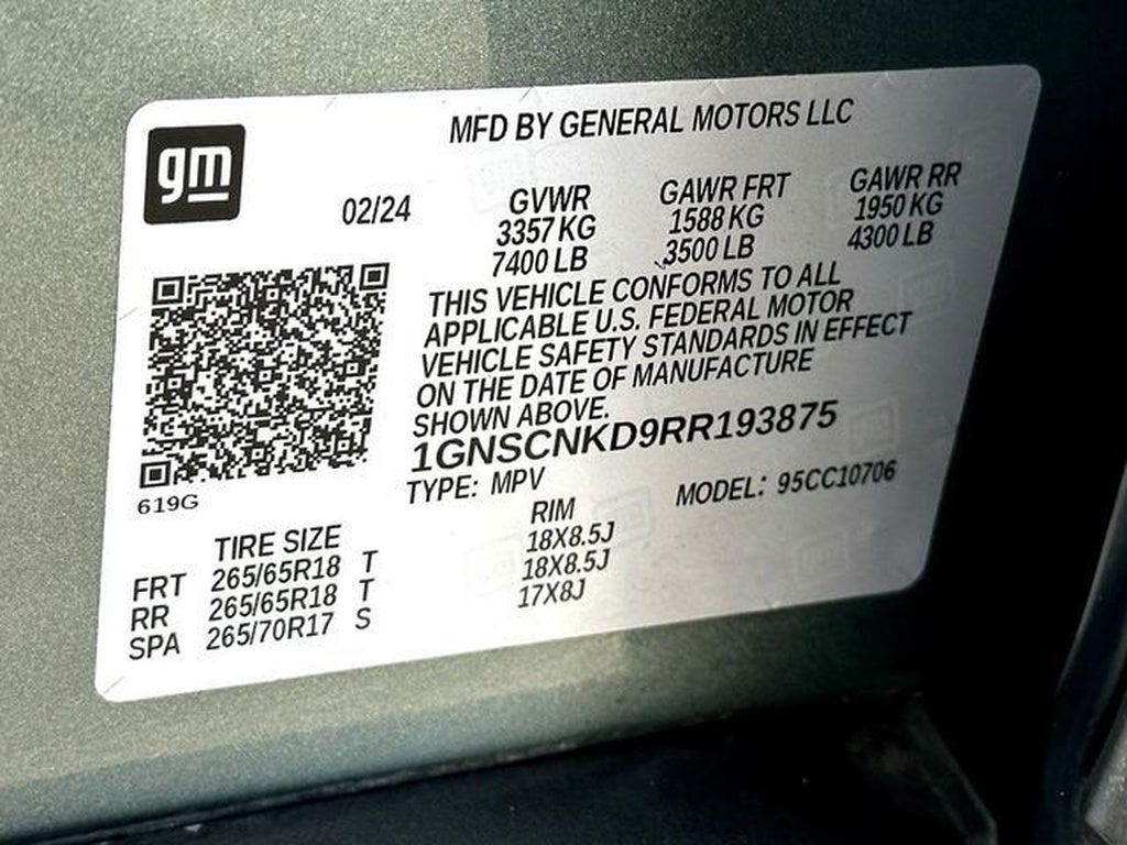 2024 Chevrolet Tahoe LT