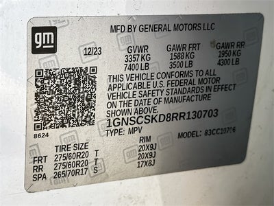 2024 Chevrolet Tahoe Premier