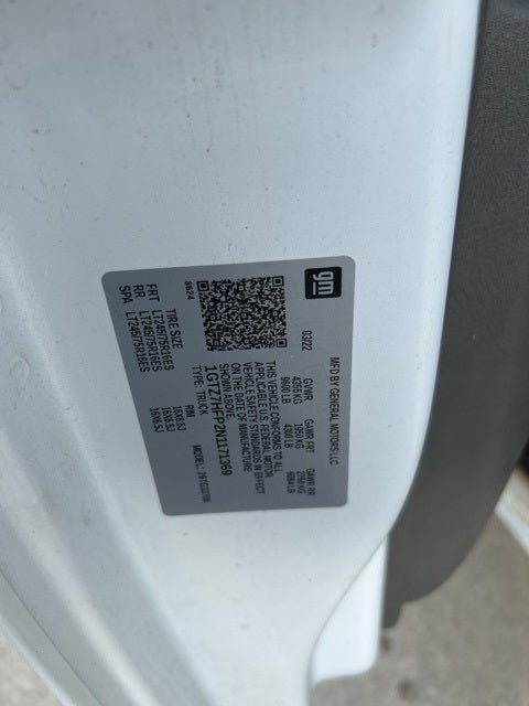 2022 GMC Savana 3500 Work Van