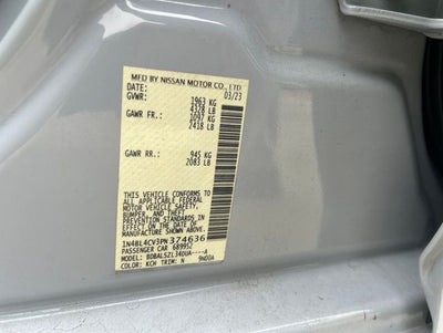 2023 Nissan Altima 2.5 SR