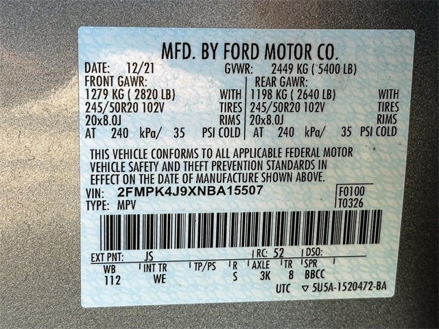 2022 Ford Edge ST Line