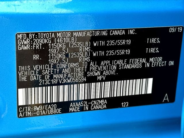 2019 Toyota RAV4 XLE Premium