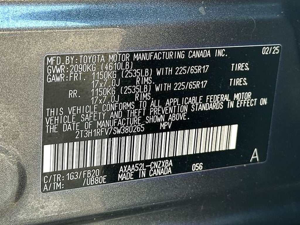 2025 Toyota RAV4 LE
