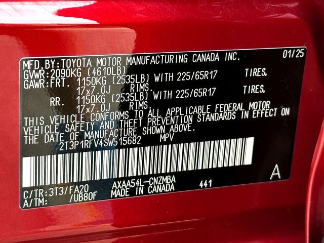 2025 Toyota RAV4 XLE