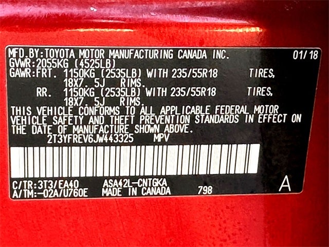 2018 Toyota RAV4 Limited