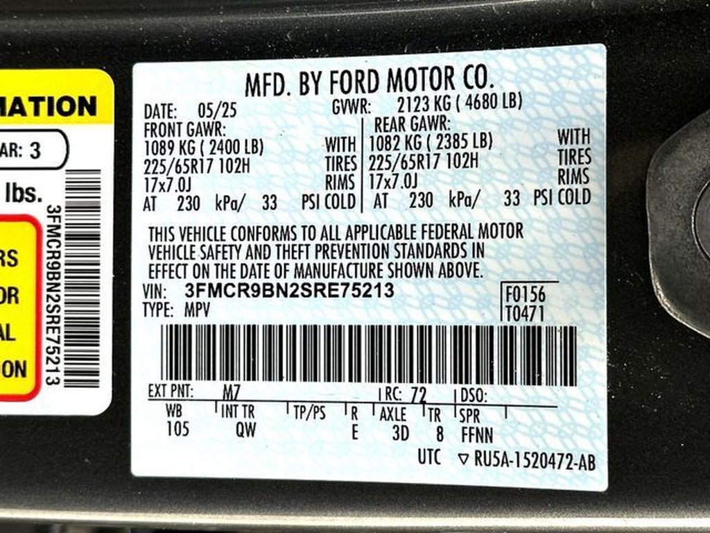 2025 Ford Bronco Sport Big Bend