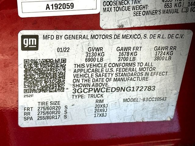 2022 Chevrolet Silverado 1500 LTD LT