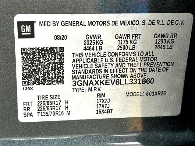 2020 Chevrolet Equinox LT