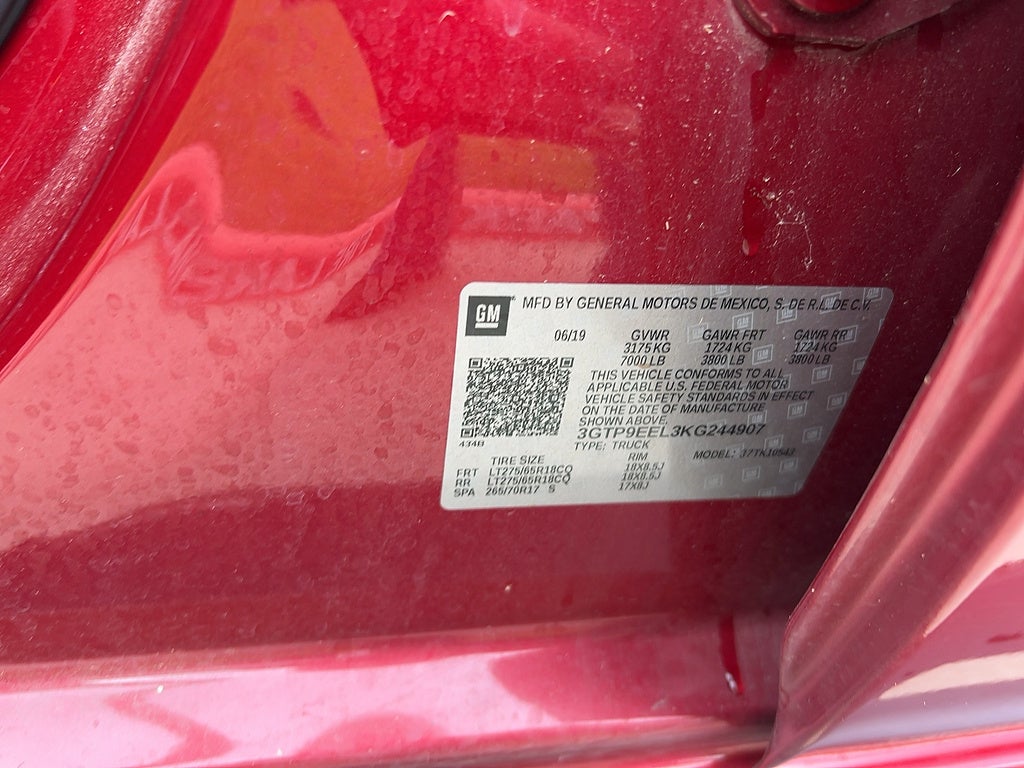2019 GMC Sierra 1500 AT4
