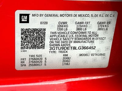 2020 GMC Sierra 1500 SLT