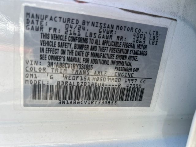 2024 Nissan Sentra SV