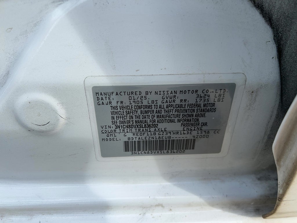 2025 Nissan Versa S