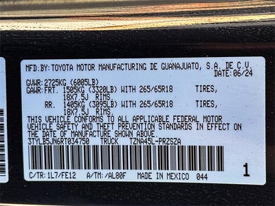 2024 Toyota Tacoma TRD Sport