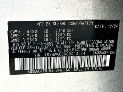 2025 Subaru Legacy Premium