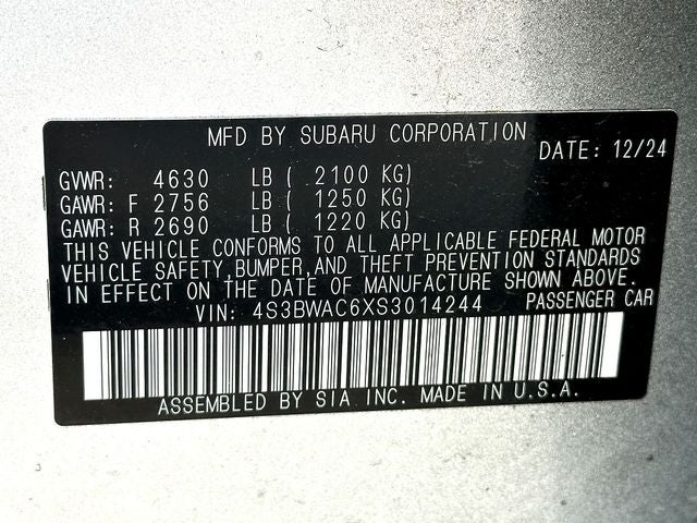 2025 Subaru Legacy Premium