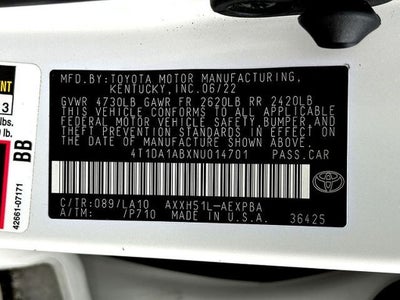 2022 Toyota Avalon Limited