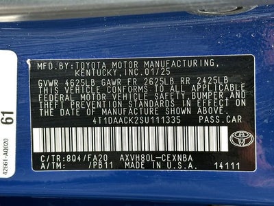 2025 Toyota Camry LE
