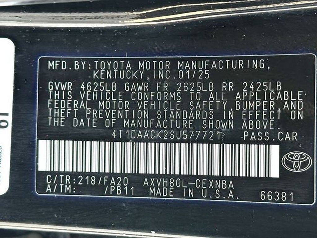 2025 Toyota Camry LE
