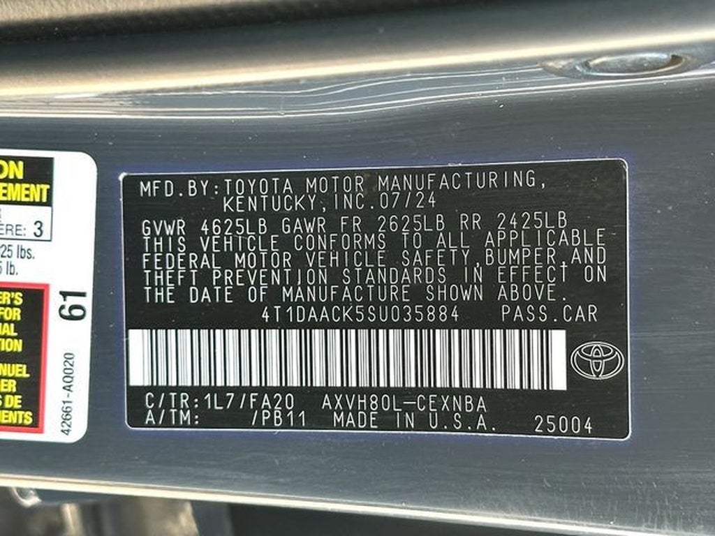 2025 Toyota Camry LE