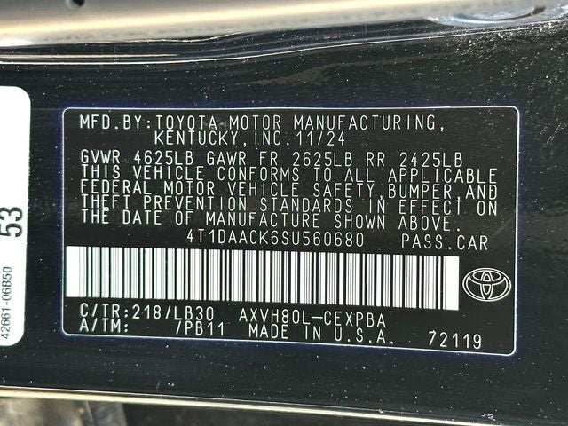 2025 Toyota Camry XSE