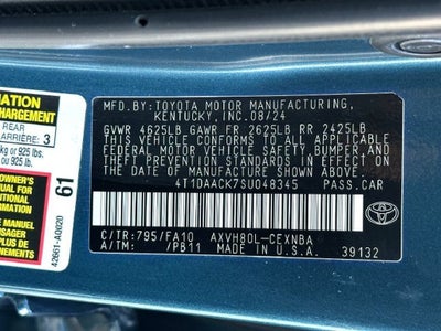 2025 Toyota Camry LE