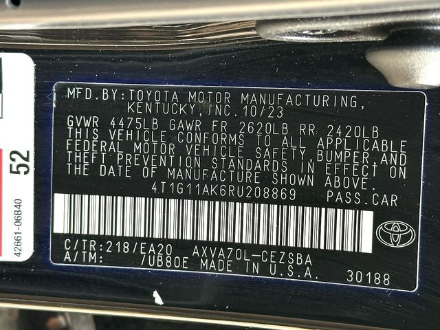 2024 Toyota Camry SE