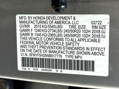 2022 Honda Pilot SE
