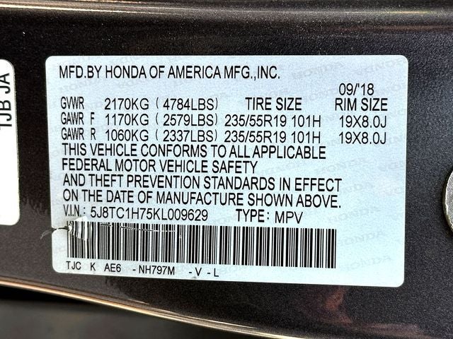 2019 Acura RDX Advance Package