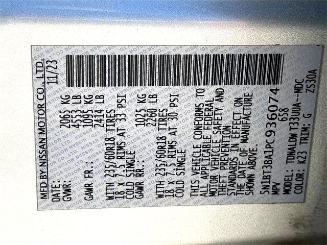 2023 Nissan Rogue SV