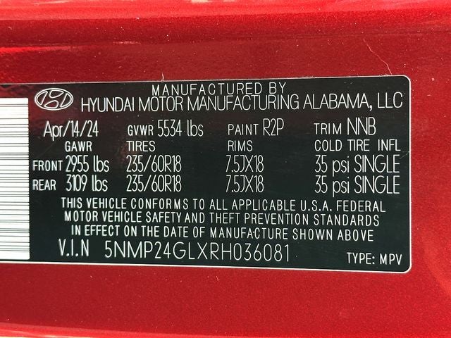 2024 Hyundai Santa Fe SEL