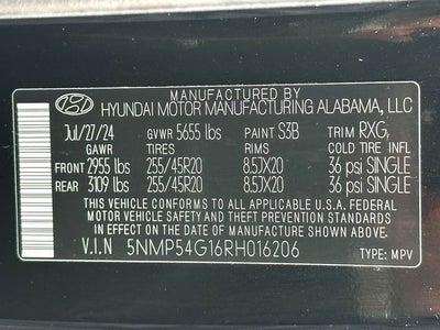 2024 Hyundai Santa Fe Hybrid Calligraphy