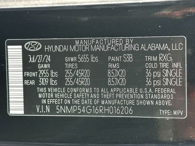 2024 Hyundai Santa Fe Hybrid Calligraphy