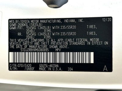 2021 Toyota Highlander XSE