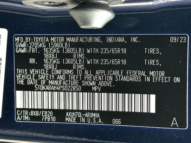 2023 Toyota Highlander Hybrid XLE